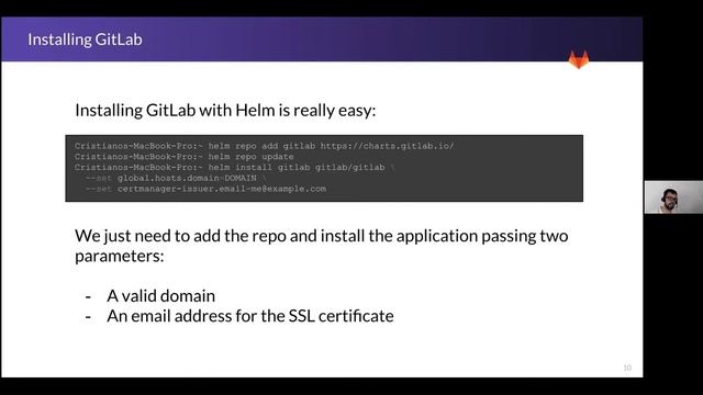 Deploying GitLab on Kubernetes смотреть онлайн