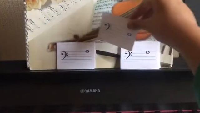 Семён (особенный ребёнок). Работа с карточками. Назвать вразбивку ноты басового ключа малой октавы. смотреть онлайн