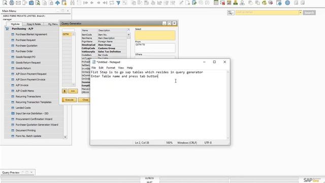 How to export data from SAP Table in Excel смотреть онлайн