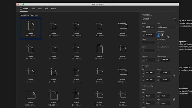 How to set up an A5 document in Adobe Indesign смотреть онлайн