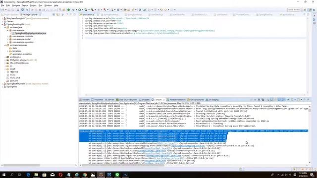 Spring boot connect Mysql The server time zone value error смотреть онлайн