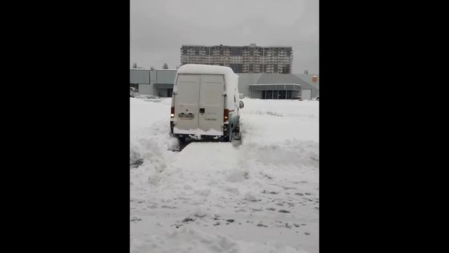 Снежный выезд на КАМА-219 смотреть онлайн