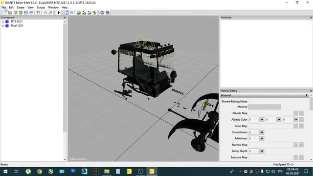 Почему не прогружается модель FS19 в Giants Editor? Что делать? Помощь для новичков! смотреть онлайн