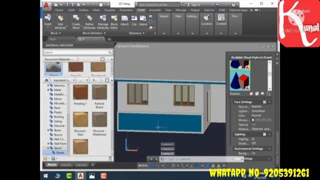 Autocad 3d Building | Autocad 2d to 3d | Autocad Rendering | AutoCad 3d Designing | modern 3d house смотреть онлайн