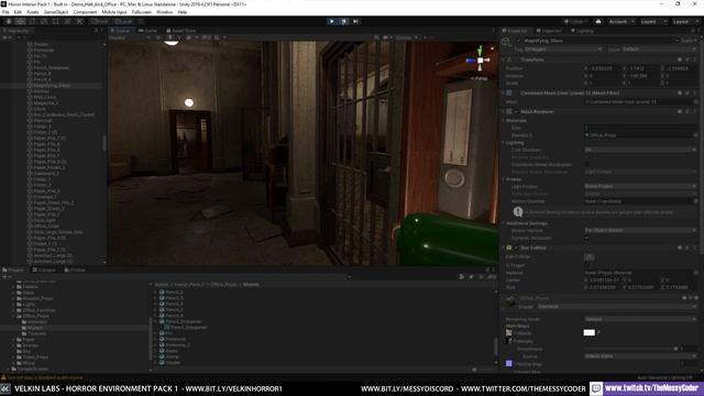 Unity Asset Reviews - Velkin Labs Horror Environment Pack 1 смотреть онлайн