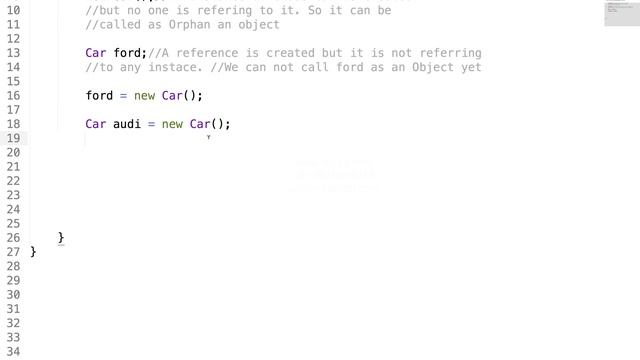 [Core Java] Object Creation Process and accessing the member of a class through an object смотреть онлайн