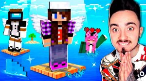 ВОСКРЕСИЛ ДЕВУШКУ НА ОДНОМ БЛОКЕ В ОКЕАНЕ МАЙНКРАФТ! (1)