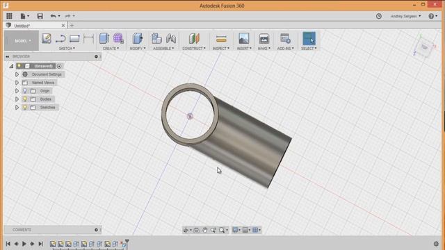 Создание 3D модели для 3D принтера в Autodesk Fusion 360 смотреть онлайн