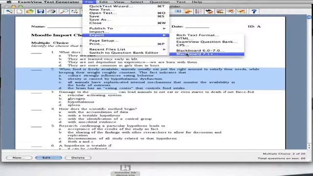 02 How to Import an ExamView Test Into Moodle смотреть онлайн