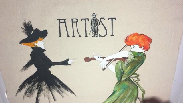 Учимся рисовать композицию на ткани смотреть онлайн
