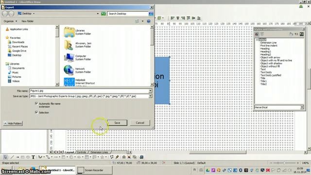Libe Office Draw Export JPG смотреть онлайн