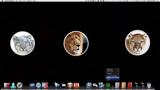 How To Watch System Activity And CPU Usage From The Mac OS X Dock смотреть онлайн