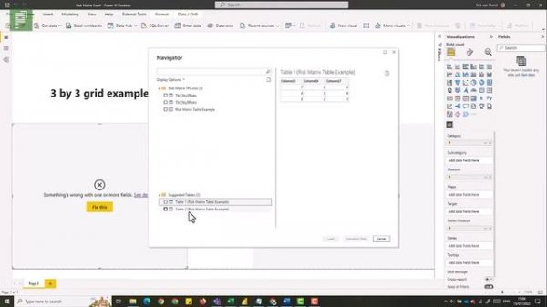 The Excel Risk Matrix in Power BI