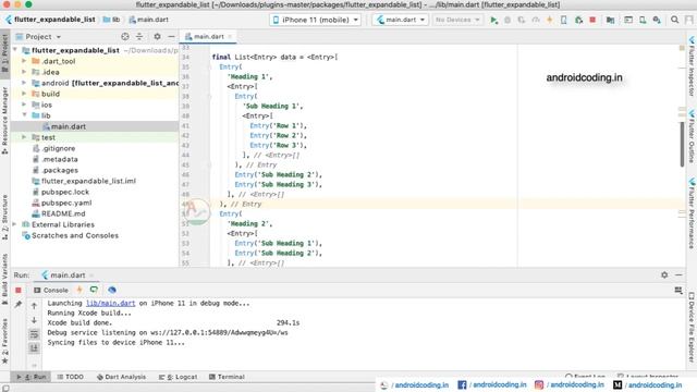 Flutter : Expandable listview tutorial for beginners | flutter coding смотреть онлайн