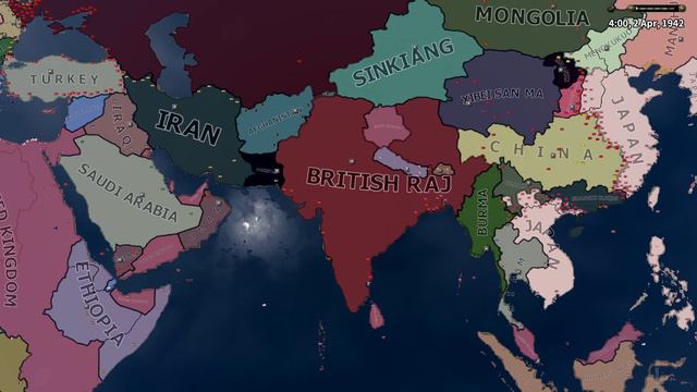 Indian People's Republic - HOI4 TimeLapse смотреть онлайн
