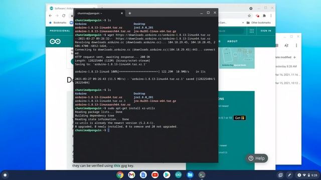Arduino IDE on Chromebook смотреть онлайн
