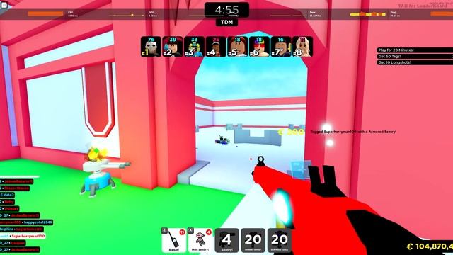 UPDATE! Roblox BIG Paintball! Anime Guns and Dark Matter Sentries! смотреть онлайн