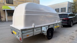 Прицеп ЛАВ 81012С 1800х3500 с пластиковой крышкой #легковойприцеп