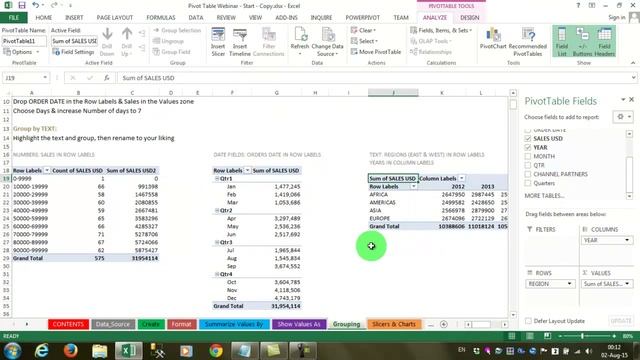 Excel 2013 : Part 2 - Pivot Table (THAI language) смотреть онлайн