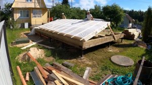 Строю каркасный дом 6х9 в полтора этажа.