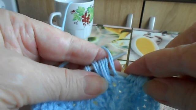 Узор 1307  спицами