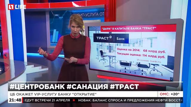 Центробанк окажет VIP - услугу банку «Открытие» смотреть онлайн