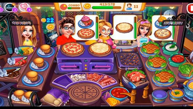 pizza shop games l let's play pizza game смотреть онлайн