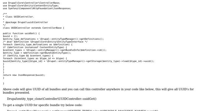 Drupal: How do I get the UUID of a bundle? (2 Solutions!!) смотреть онлайн
