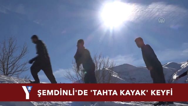 Şemdinli'de 'tahta kayak' keyfi смотреть онлайн