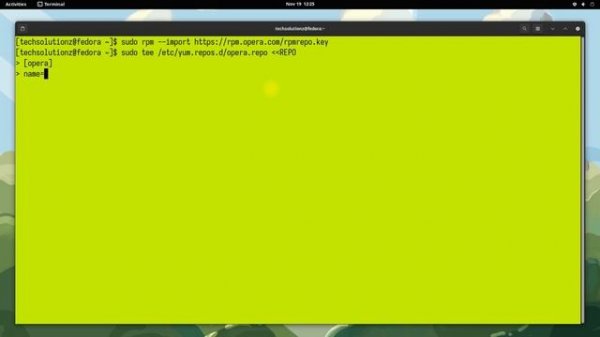 How to Install Opera Browser in Fedora 37 Linux Workstation | Opera Fedora 37 Installation