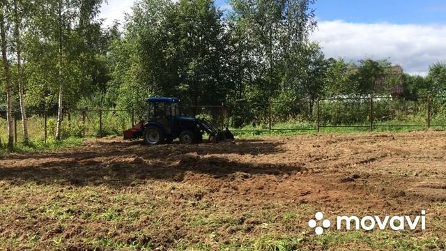 Минитрактор донг фенг 244, культивация участка (2) смотреть онлайн