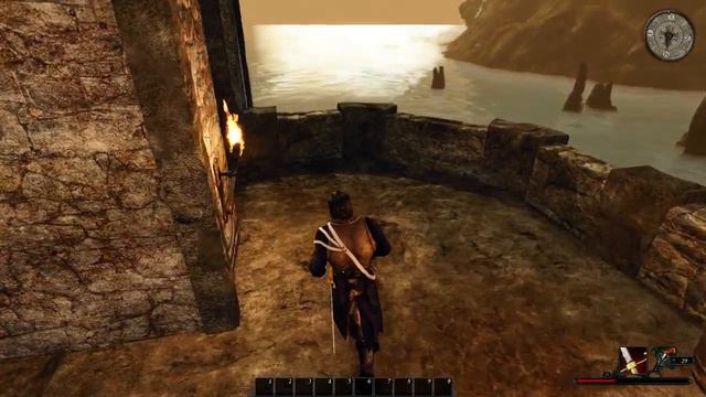 Прохождение Risen 2: Dark Waters. № 1 Часть 1 Пролог. Кристальная крепость смотреть онлайн