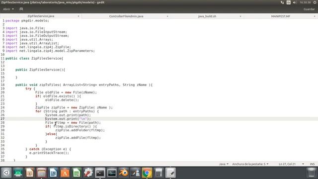 java crear ZIP en aplicación смотреть онлайн