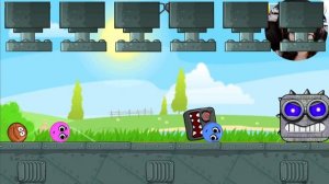 Red Ball 4 Pink + Blue Pink Ball VS Basket Ball 'Fusion battle' with ' CAVES BOSS 4 VS CLASIC BOSS