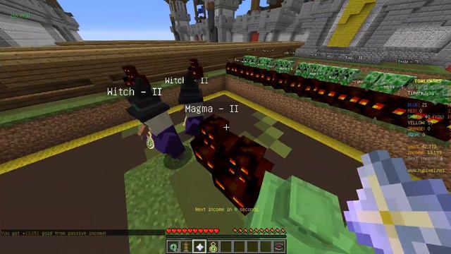 ПОЗНАЛ МОЩЬ ЗОЛОТЫХ ЗОМБИ?! [Minecraft] Tower Wars смотреть онлайн