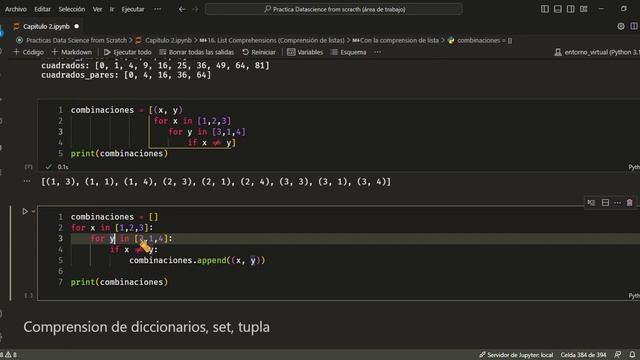 26.Capitulo 2 : Comprensión de listas | Ciencia de datos desde cero con Python смотреть онлайн