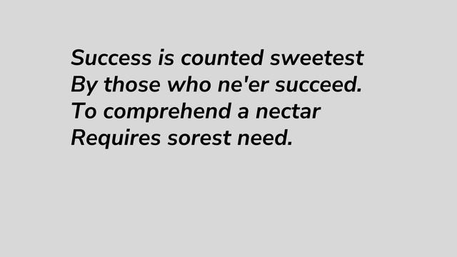 Success Is Counted Sweetest by Emily Dickinson - Summary and Line by Line Explanation II Uday Sir смотреть онлайн