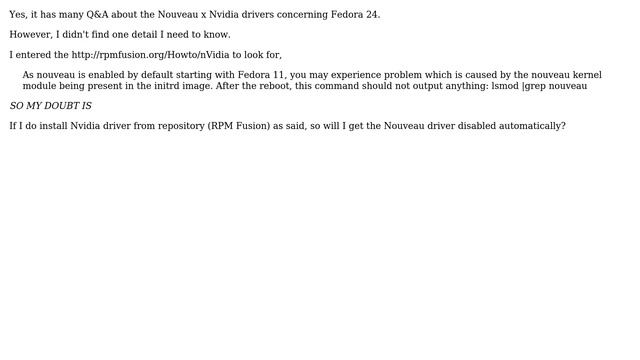 Unix & Linux: Does repo's Nvidia disable Nouveau смотреть онлайн