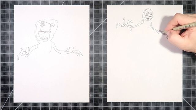 How to draw Nightmarrione (FNaF) смотреть онлайн