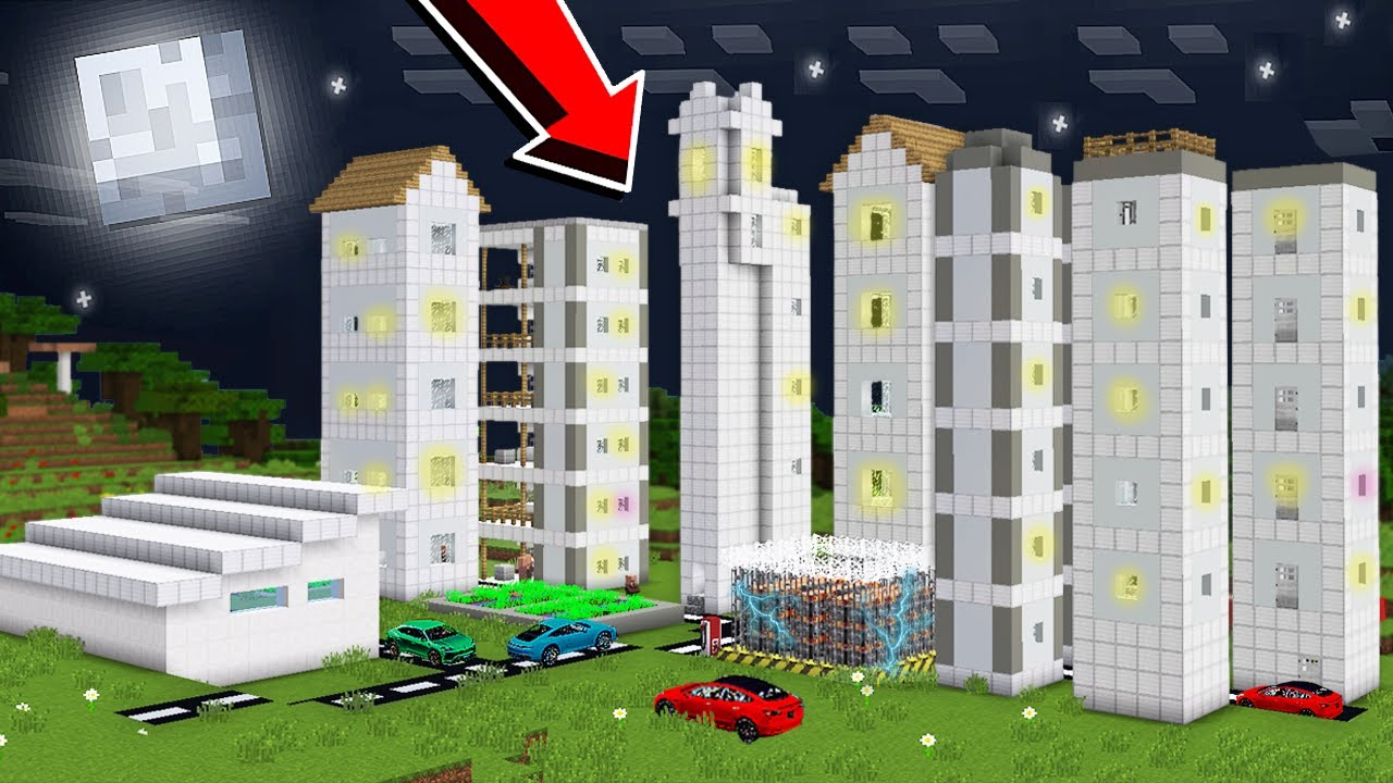 Я НАШЕЛ НАСТОЯЩИЙ ГОРОД ЖИТЕЛЕЙ В МАЙНКРАФТ Топовский Minecraft смотреть онлайн