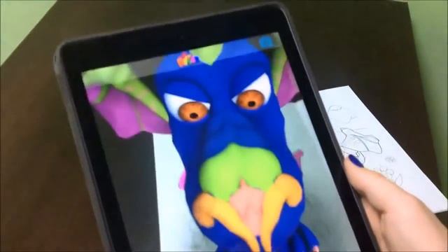 Раскраска "Живые герои" 3d Devar Kids смотреть онлайн