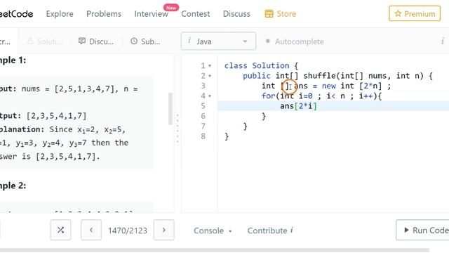 Shuffle the Array | Leetcode 1470 | Zero to FAANG DSA Bootcamp смотреть онлайн
