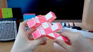 Огромная змейка Рубика (72 элемента)! Как собрать медведя (teddy bear) из змейки Рубика)