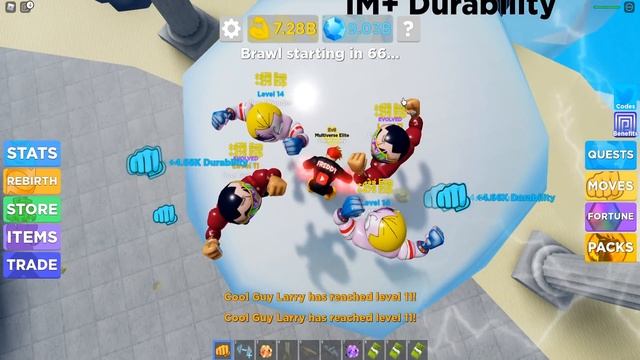 ПРОКАЧАЛ ДЕВОЧКУ НУБИКА ЧИТЕРСКИМИ ПЕТАМИ в Muscle Legends Roblox смотреть онлайн