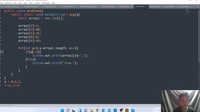 Problem 2 Tracing in Java Arrays (Frichie Ann Ortiz). смотреть онлайн