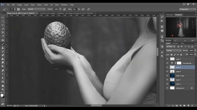 Magic Egg | Photo Manipulation in Adobe Photoshop CC (Speed Art) смотреть онлайн