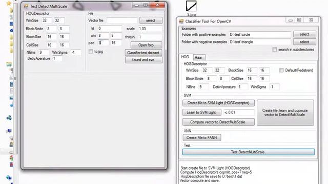 Создание классификатора HOG-SVM смотреть онлайн