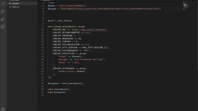 cara mengirim pesan whatsapp dengan variabel PHP смотреть онлайн