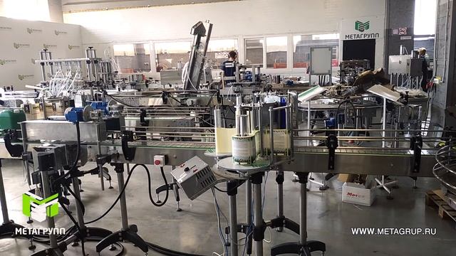 Автоматическая линия розлива жидких удобрений в ПНД тару 10,0 л, 600 канистр - час. "ПК МЕТАГРУПП" смотреть онлайн