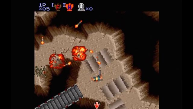 Super Nintendo (Snes) 16-bit Contra 3 The Alien Wars Stage 5